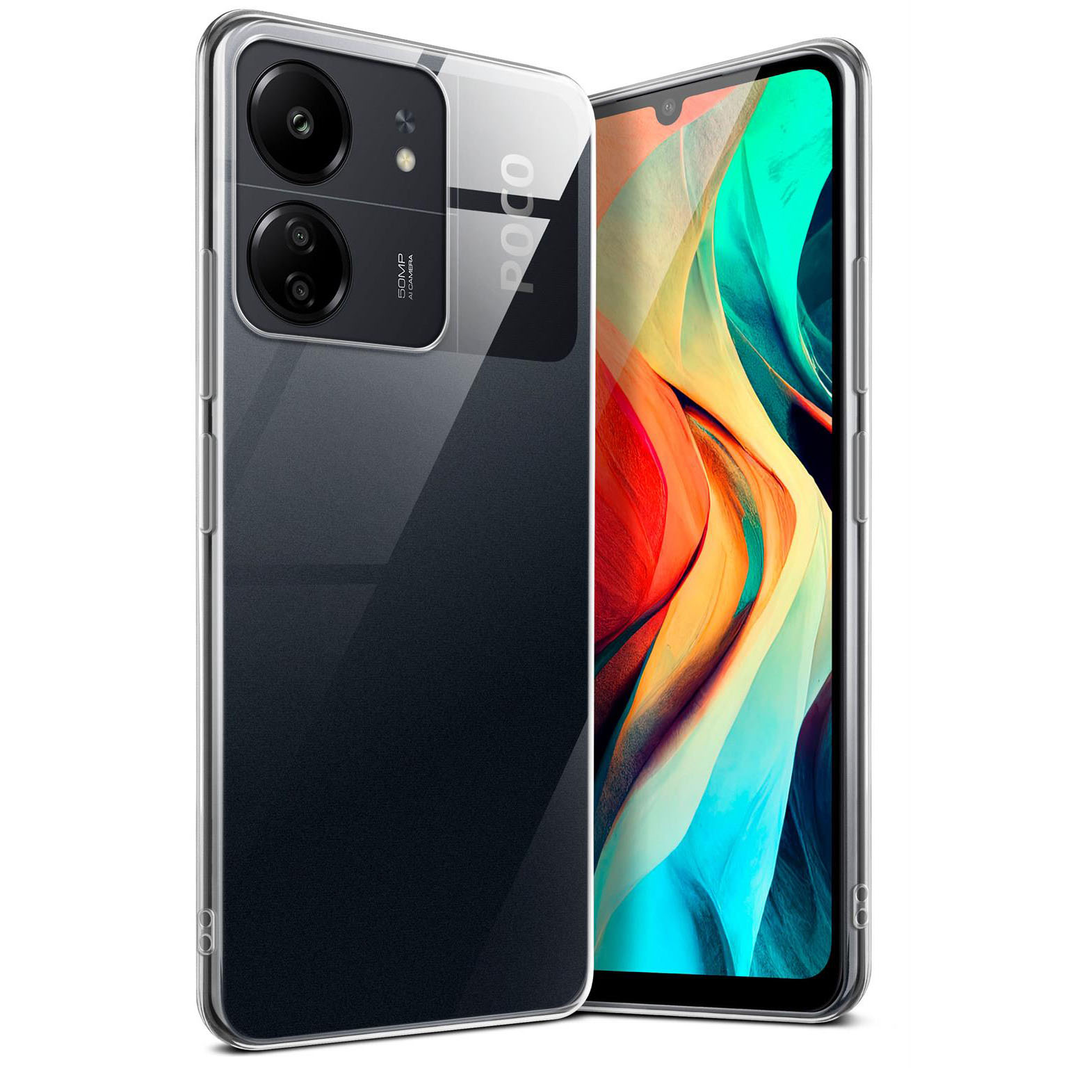 moex Aero Case Poco C65 durchsichtig aus Silikon – undefined