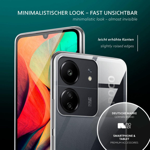 moex Aero Case Poco C65 durchsichtig aus Silikon – Weiteres Produktbild 4 moex Aero Case Poco C65 durchsichtig aus Silikon – Weiteres Produktbild 4