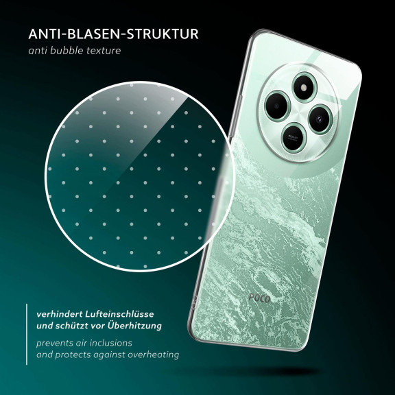 moex Aero Case Poco C75 durchsichtig aus Silikon – Weiteres Produktbild 6