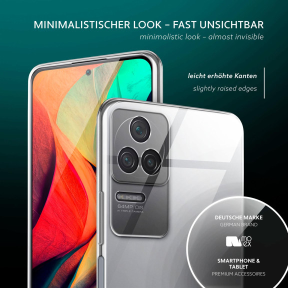 moex Aero Case Poco F4 durchsichtig aus Silikon – Weiteres Produktbild 4