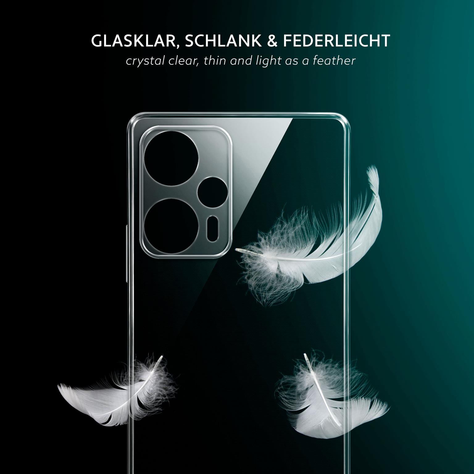 moex Aero Case Poco F5 durchsichtig aus Silikon – Weiteres Produktbild 3