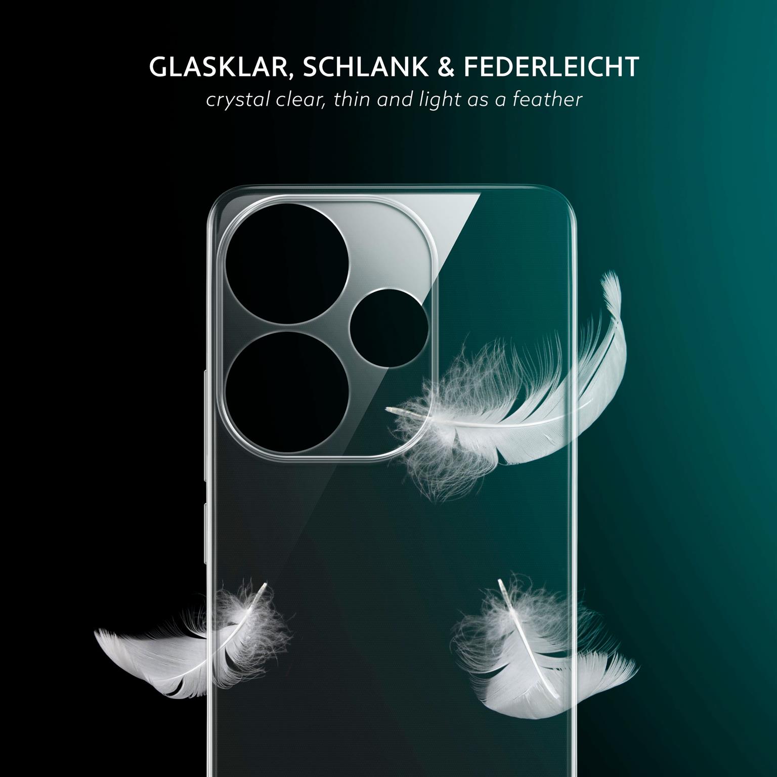 moex Aero Case Poco F6 durchsichtig aus Silikon – Weiteres Produktbild 3