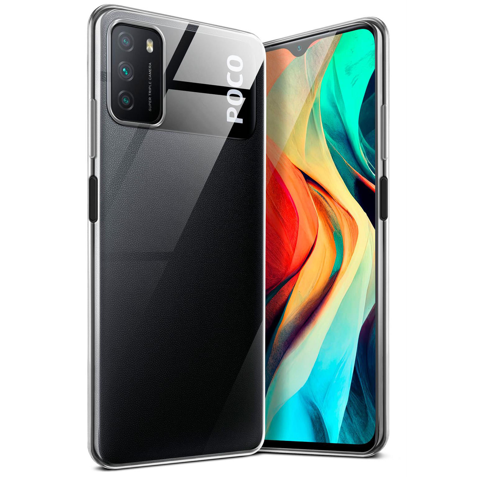 moex Aero Case Poco M3 durchsichtig aus Silikon – undefined