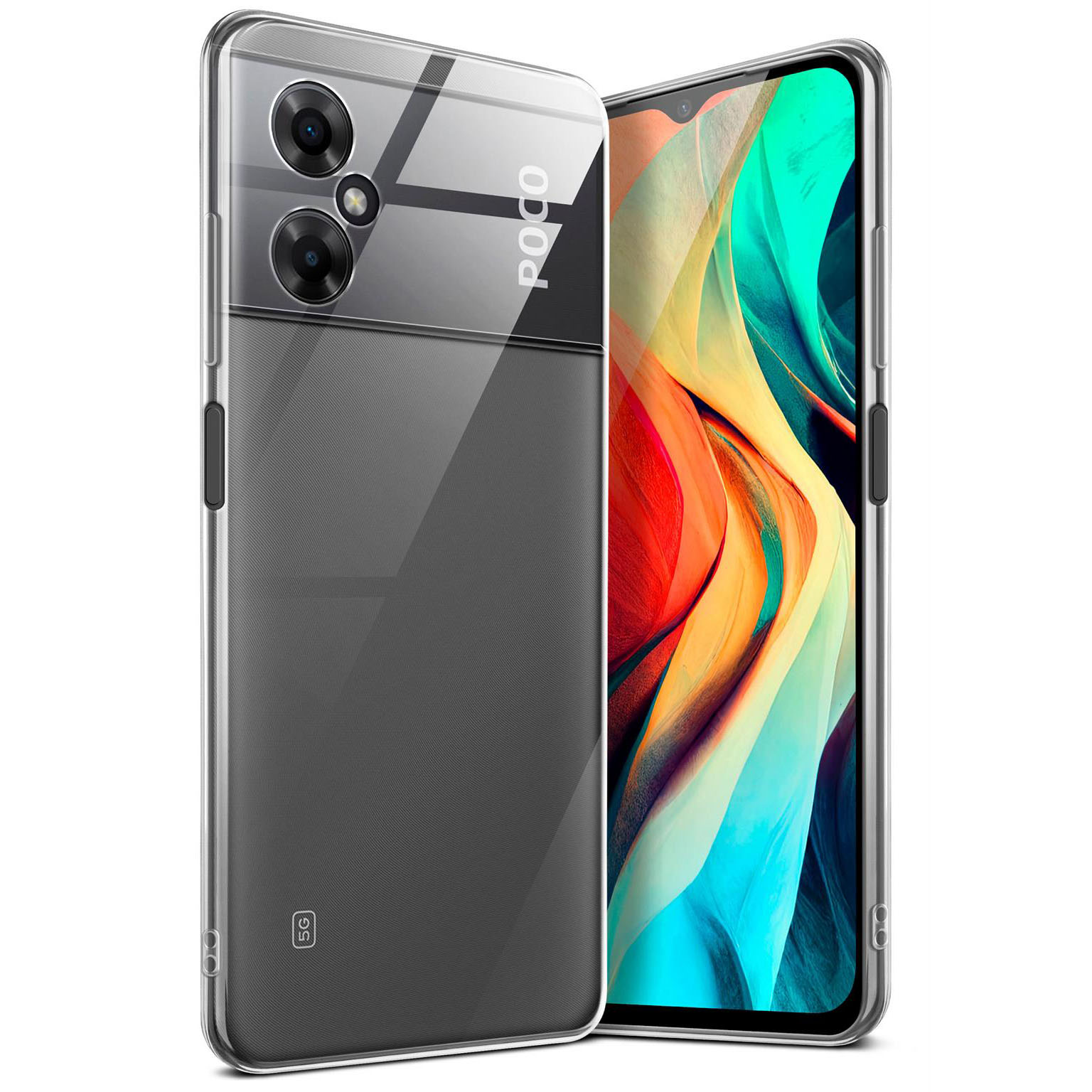 moex Aero Case Poco M4 5G durchsichtig aus Silikon – undefined