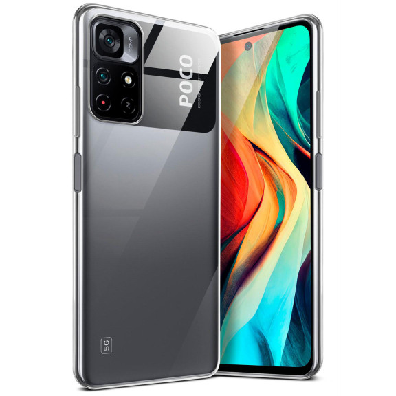 moex Aero Case Poco M4 Pro 5G durchsichtig aus Silikon – Weiteres Produktbild 1