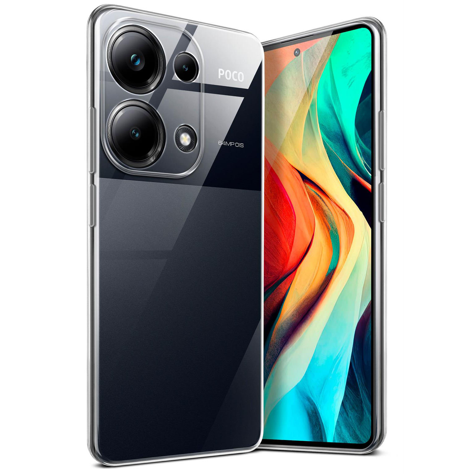 moex Aero Case Poco M6 Pro (4G) durchsichtig aus Silikon – undefined