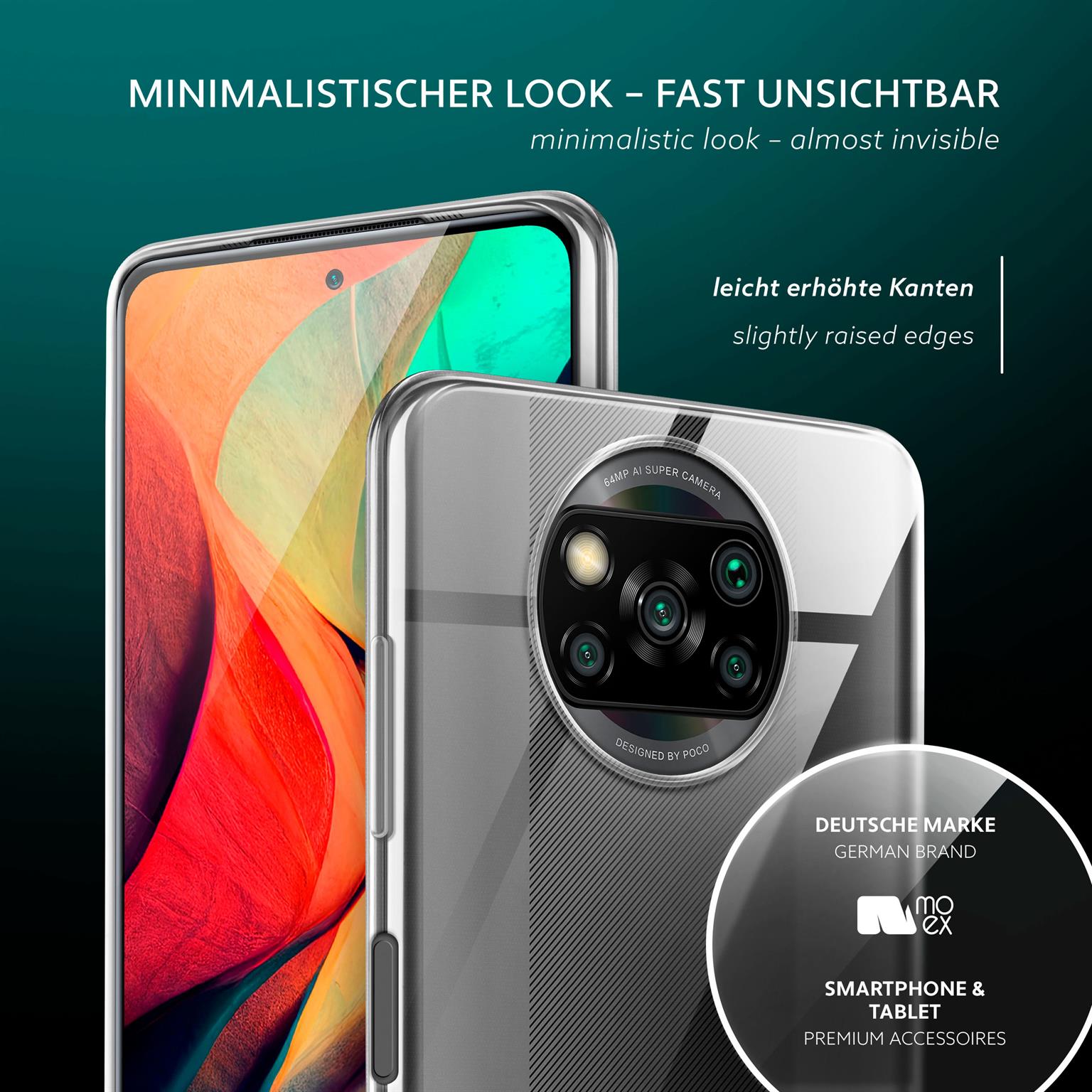 moex Aero Case Poco X3 NFC durchsichtig aus Silikon – Weiteres Produktbild 4 moex Aero Case Poco X3 NFC durchsichtig aus Silikon – Weiteres Produktbild 4