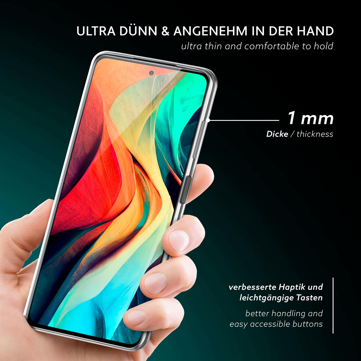 moex Aero Case Poco X3 Pro durchsichtig aus Silikon – Weiteres Produktbild 1
