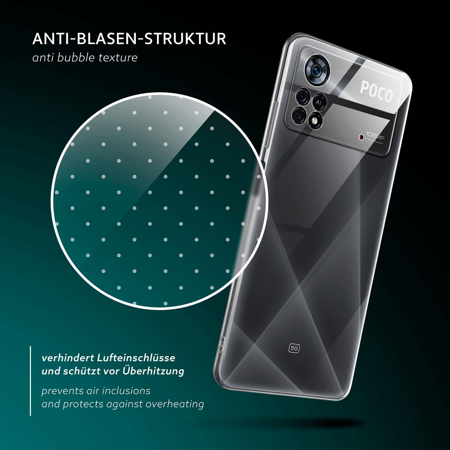 moex Aero Case Poco X4 Pro 5G durchsichtig aus Silikon – Weiteres Produktbild 6 moex Aero Case Poco X4 Pro 5G durchsichtig aus Silikon – Weiteres Produktbild 6