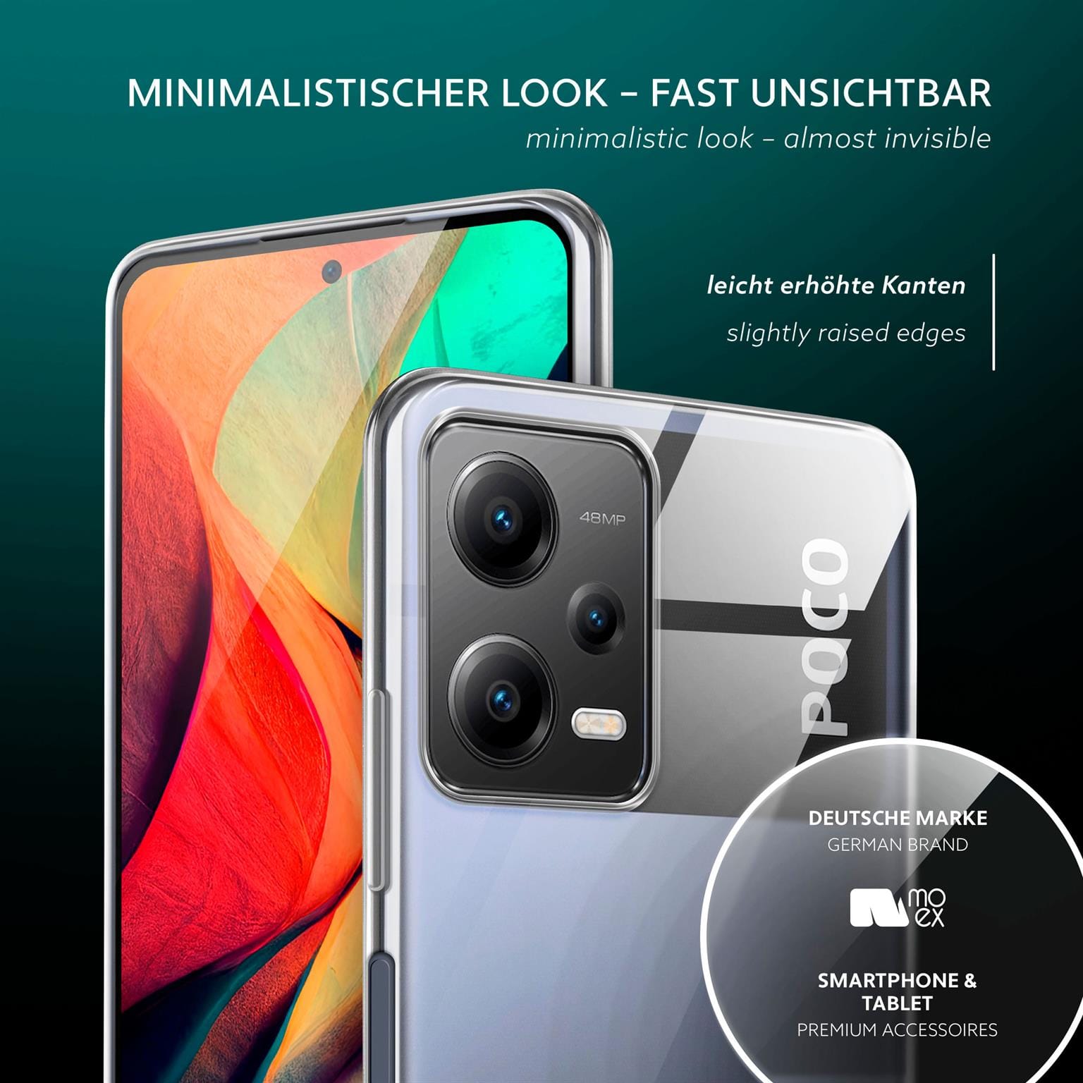 moex Aero Case Poco X5 5G durchsichtig aus Silikon – Weiteres Produktbild 4 moex Aero Case Poco X5 5G durchsichtig aus Silikon – Weiteres Produktbild 4