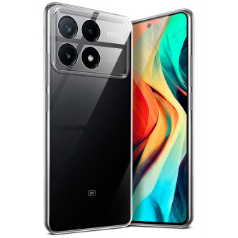 moex moex Aero Case Poco X6 Pro durchsichtig aus Silikon – Crystal-Clear