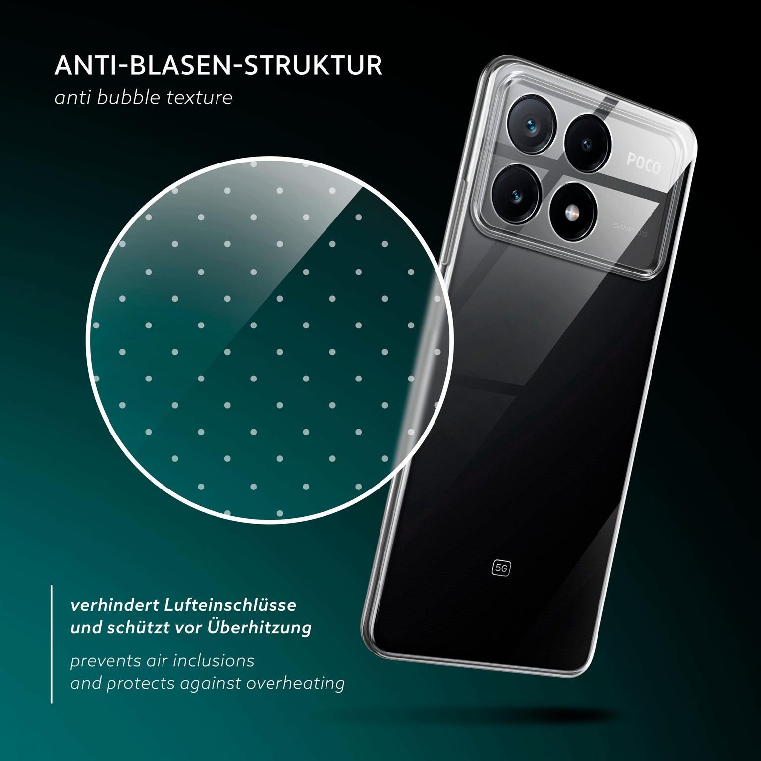 moex Aero Case Poco X6 Pro durchsichtig aus Silikon – Weiteres Produktbild 6 moex Aero Case Poco X6 Pro durchsichtig aus Silikon – Weiteres Produktbild 6