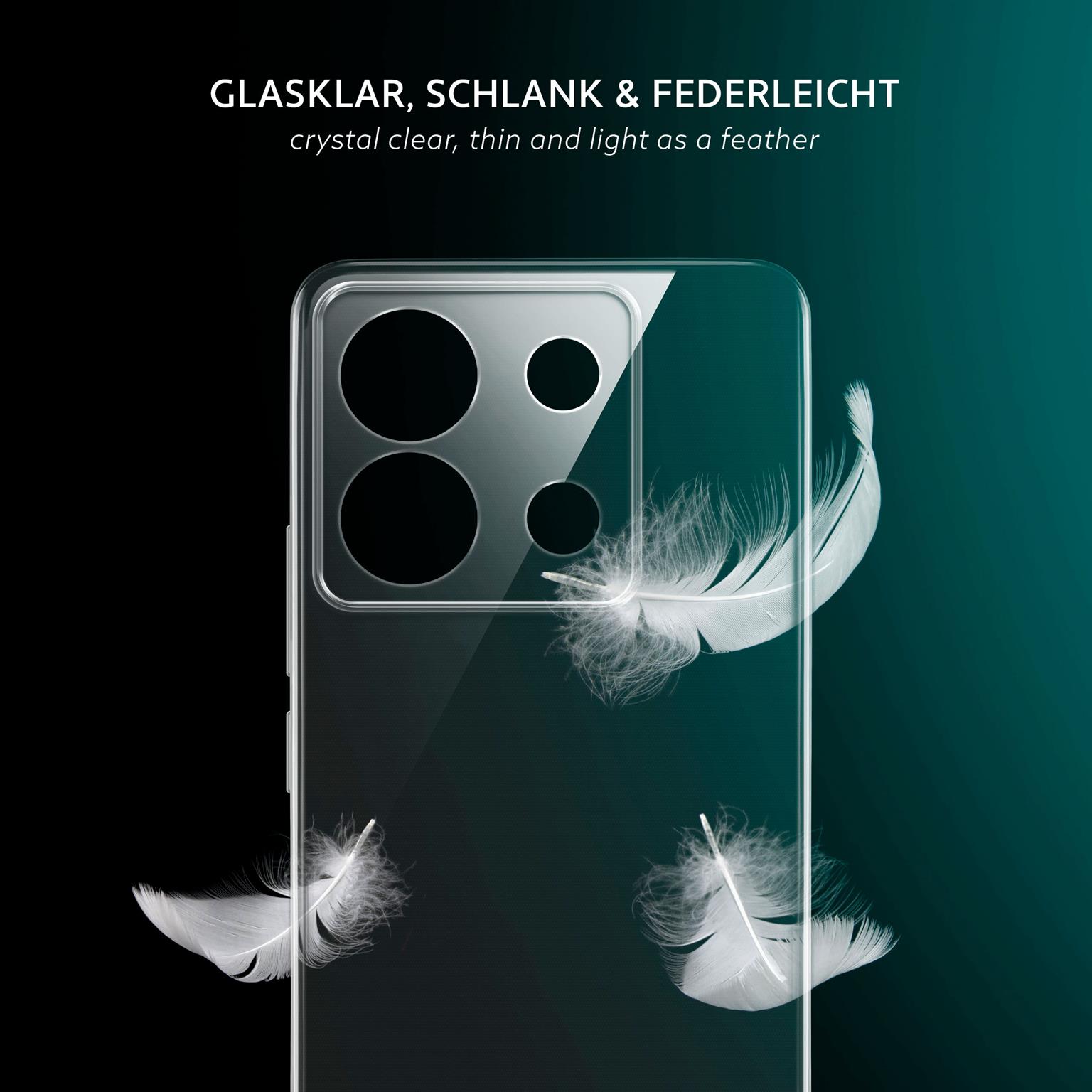 moex Aero Case Poco X6 durchsichtig aus Silikon – Weiteres Produktbild 3
