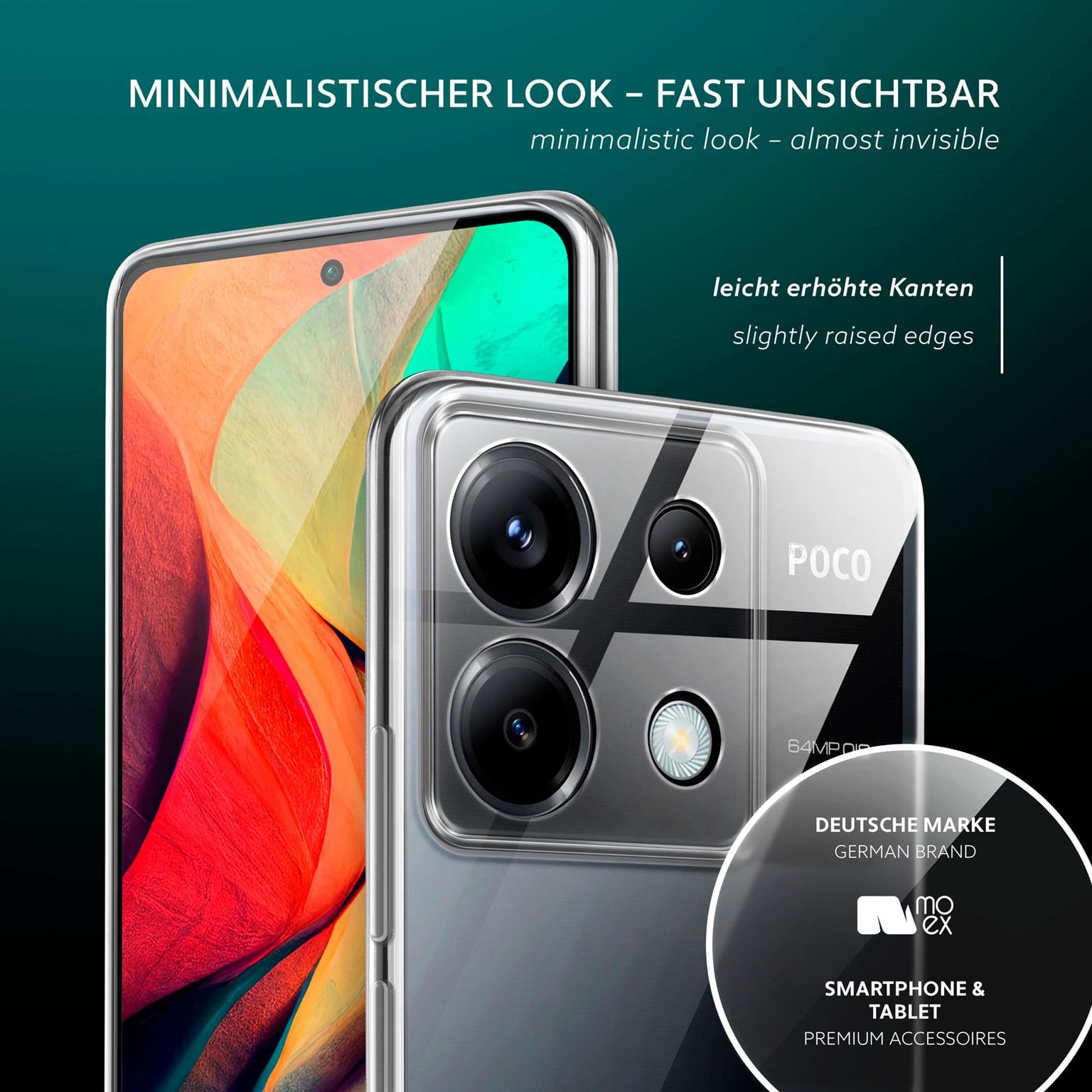 moex Aero Case Poco X6 durchsichtig aus Silikon – Weiteres Produktbild 4 moex Aero Case Poco X6 durchsichtig aus Silikon – Weiteres Produktbild 4