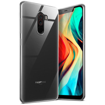 moex Aero Case Pocophone F1 durchsichtig aus Silikon – Crystal-Clear