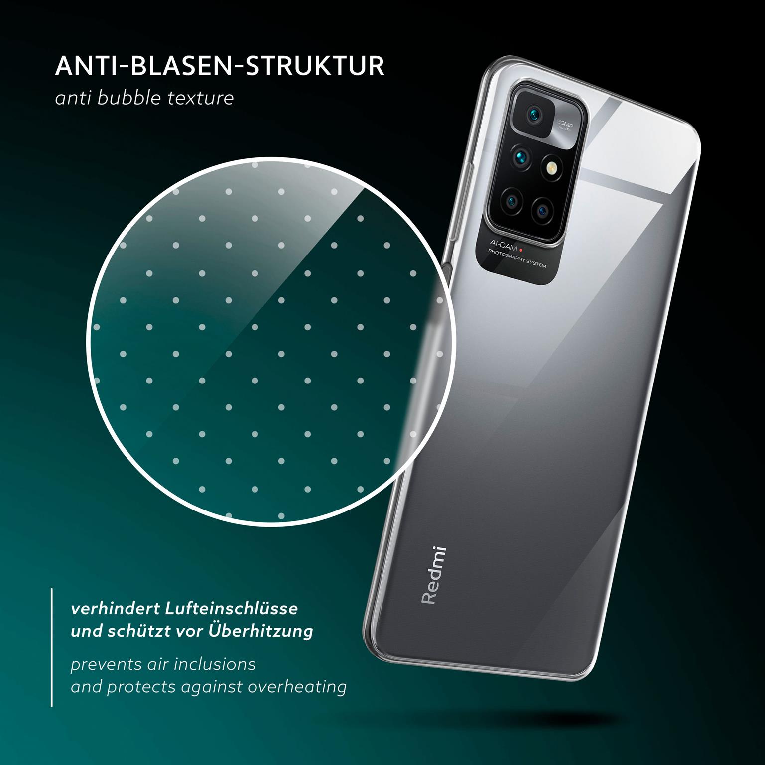 moex Aero Case Redmi 10 durchsichtig aus Silikon – Weiteres Produktbild 5