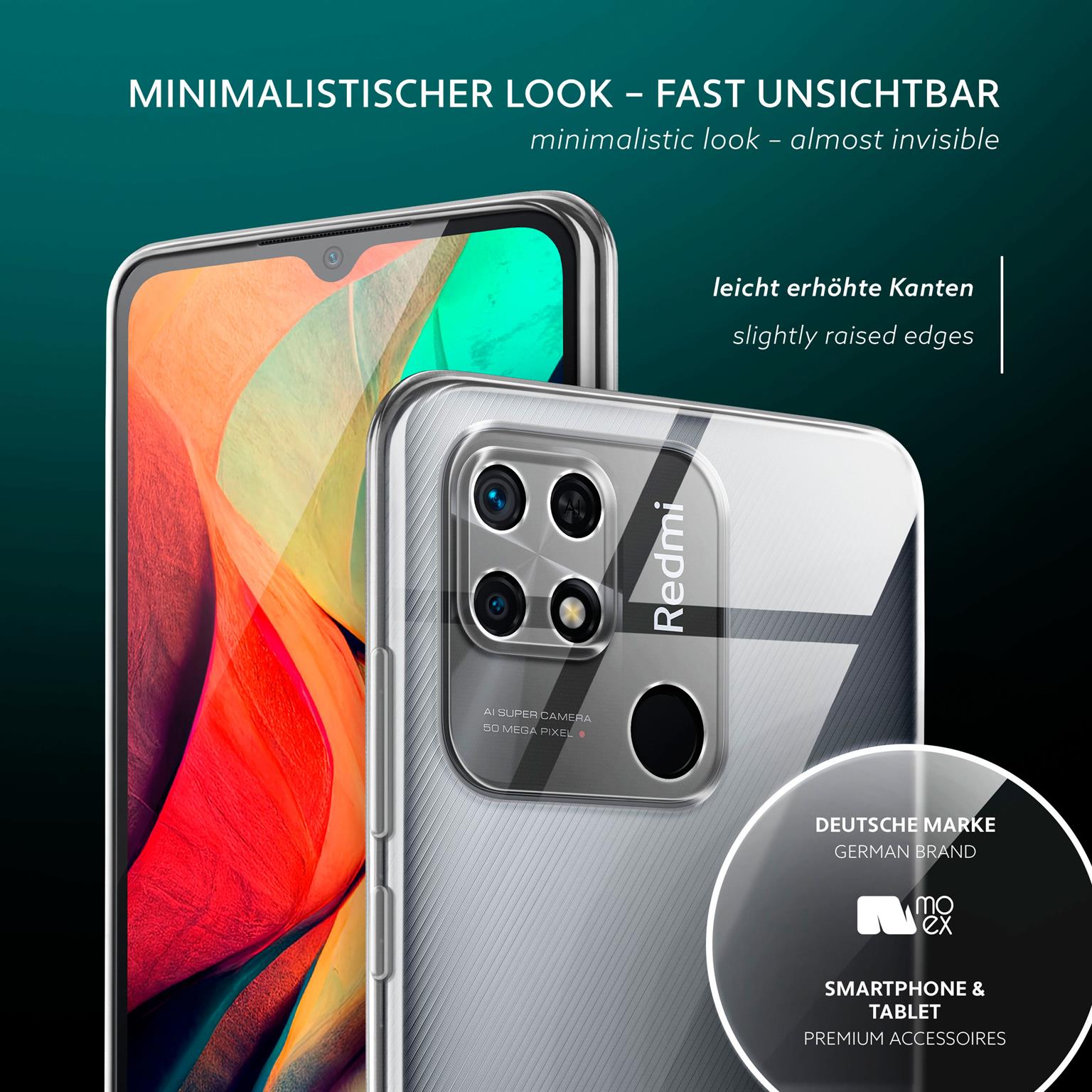 moex Aero Case Redmi 10C durchsichtig aus Silikon – Weiteres Produktbild 3