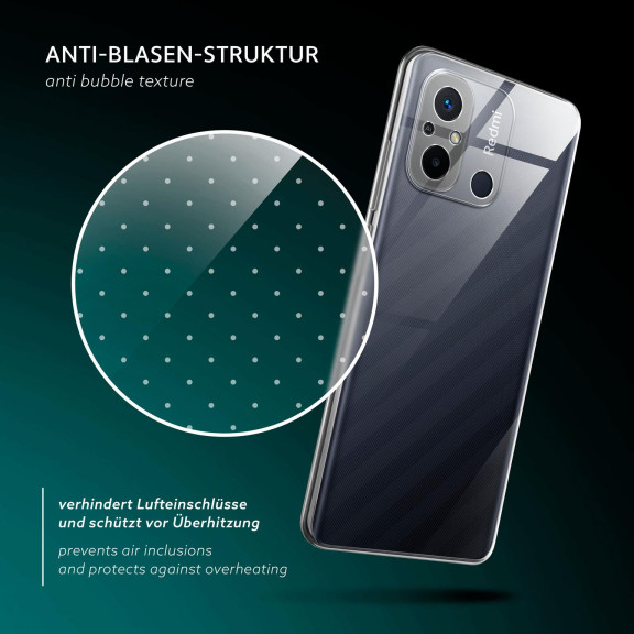 moex Aero Case Redmi 12C durchsichtig aus Silikon – Weiteres Produktbild 6