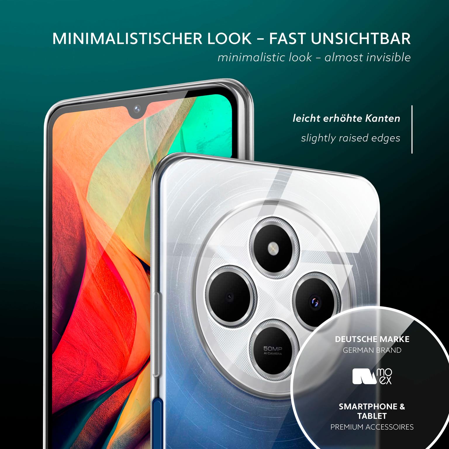 moex Aero Case Redmi 14C durchsichtig aus Silikon – Weiteres Produktbild 4 moex Aero Case Redmi 14C durchsichtig aus Silikon – Weiteres Produktbild 4