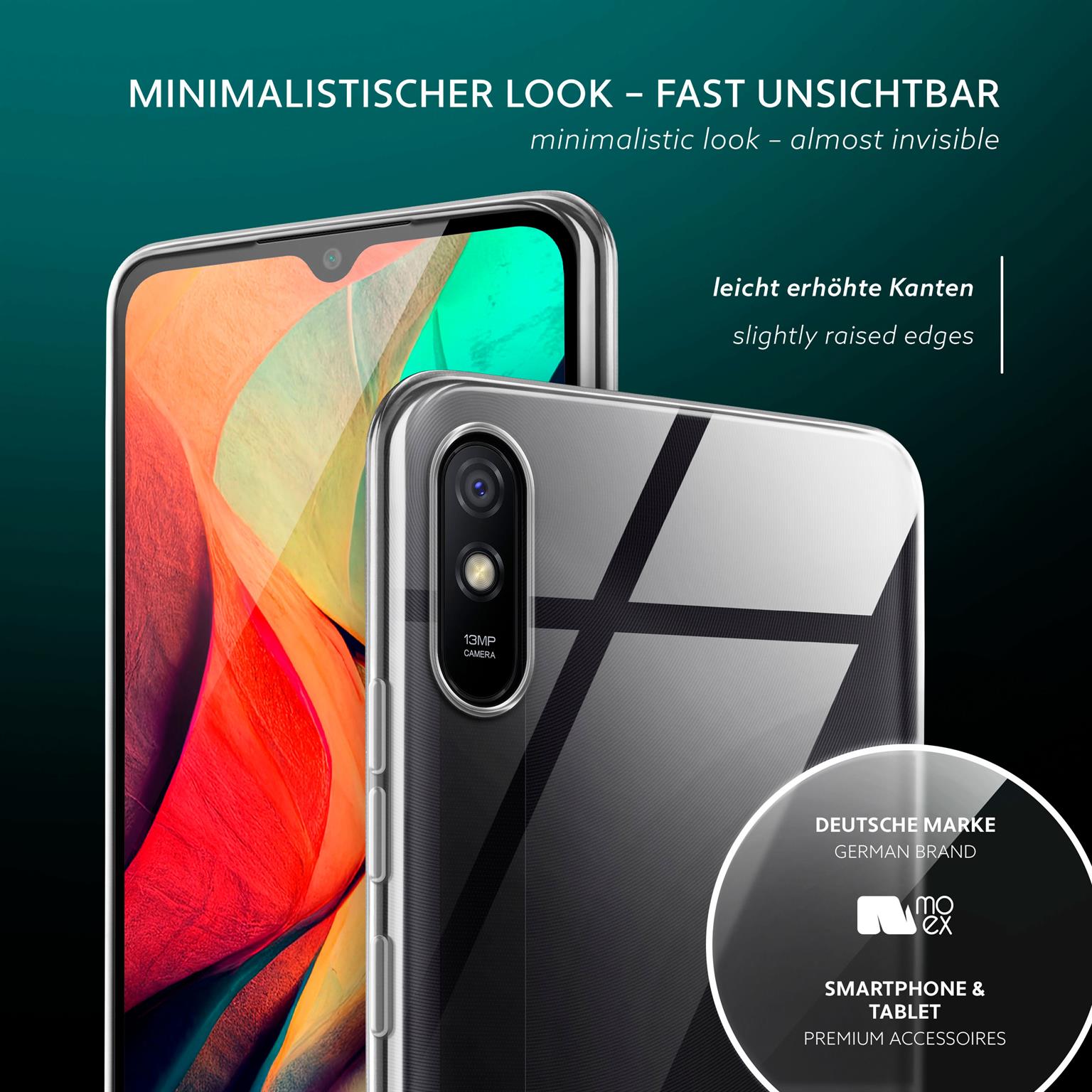 moex Aero Case Redmi 9AT durchsichtig aus Silikon – Weiteres Produktbild 3