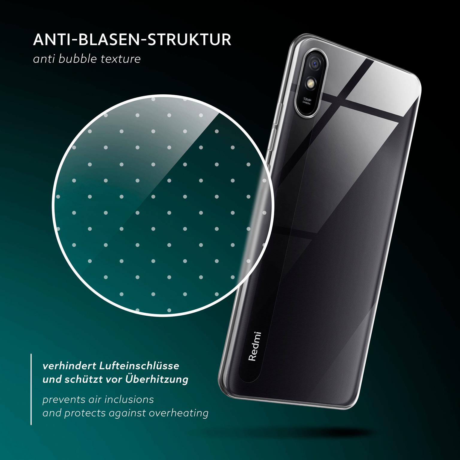 moex Aero Case Redmi 9AT durchsichtig aus Silikon – Weiteres Produktbild 5