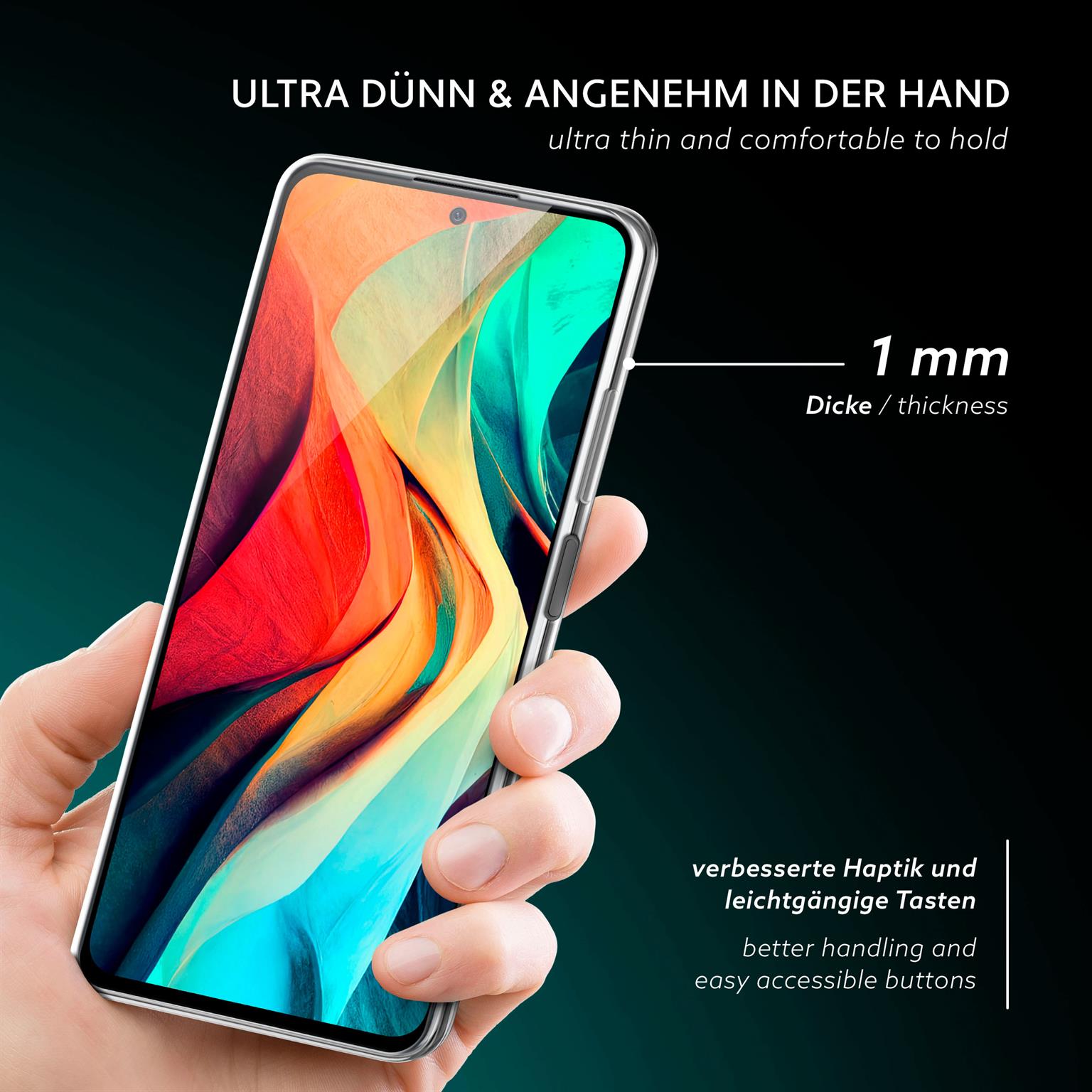 moex Aero Case Redmi Note 11 Pro durchsichtig aus Silikon – Weiteres Produktbild 1