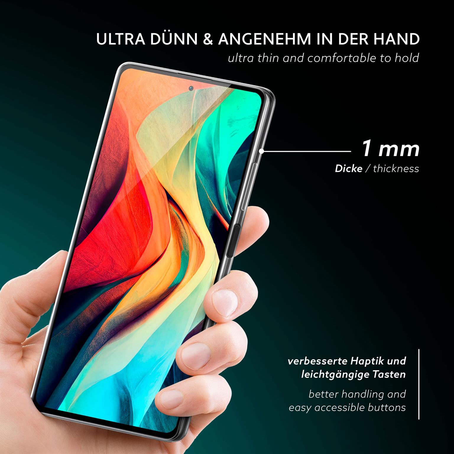 moex Aero Case Redmi Note 12 Pro 5G durchsichtig aus Silikon – Weiteres Produktbild 2 moex Aero Case Redmi Note 12 Pro 5G durchsichtig aus Silikon – Weiteres Produktbild 2