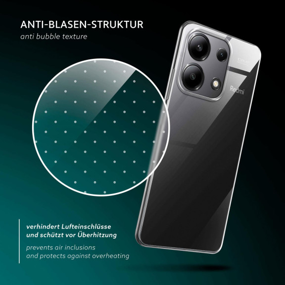 moex Aero Case Redmi Note 13 (4G) durchsichtig aus Silikon – Weiteres Produktbild 6