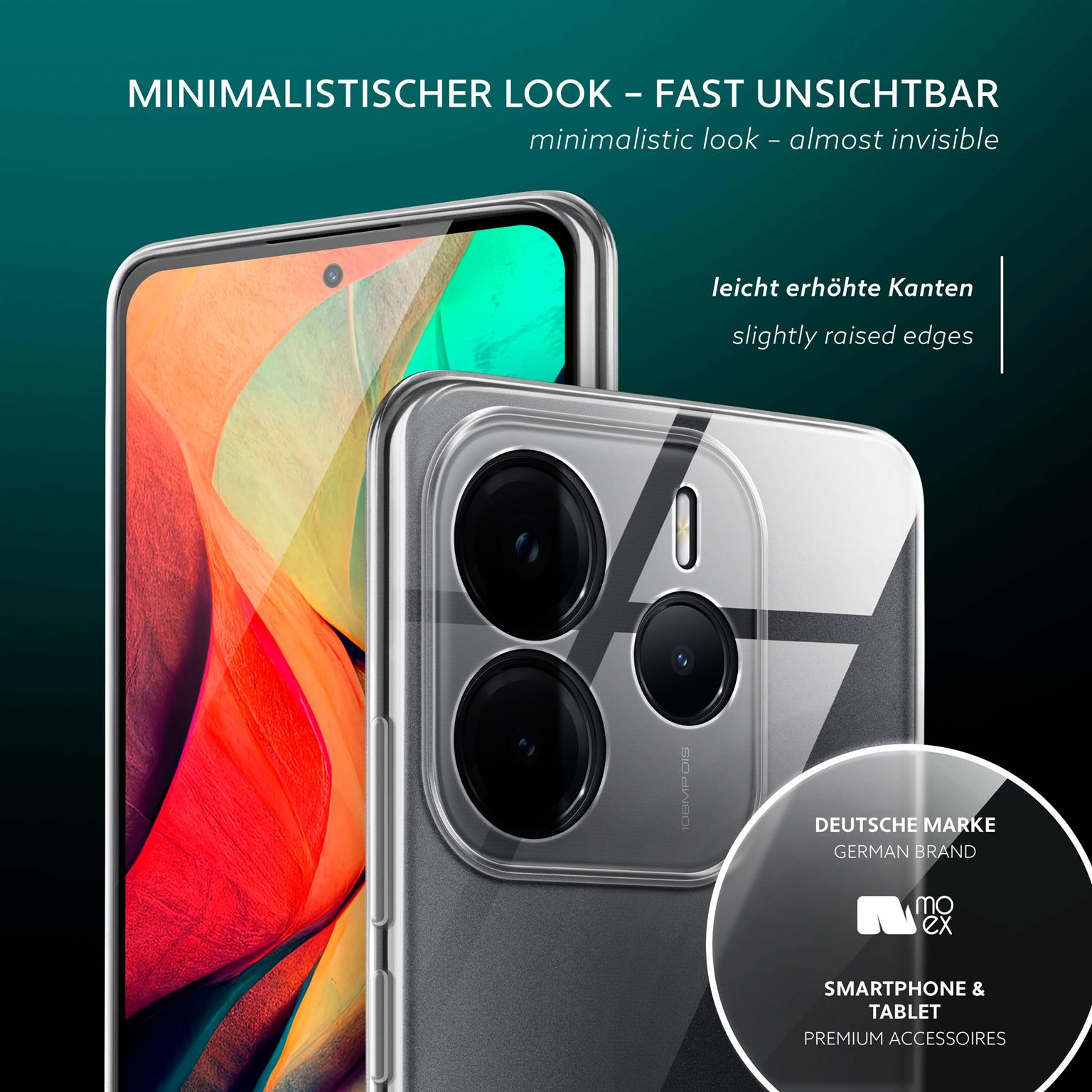 moex Aero Case Redmi Note 14 (4G) durchsichtig aus Silikon – Weiteres Produktbild 4 moex Aero Case Redmi Note 14 (4G) durchsichtig aus Silikon – Weiteres Produktbild 4