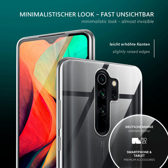 moex Aero Case Redmi Note 8 Pro durchsichtig aus Silikon – Weiteres Produktbild 4
