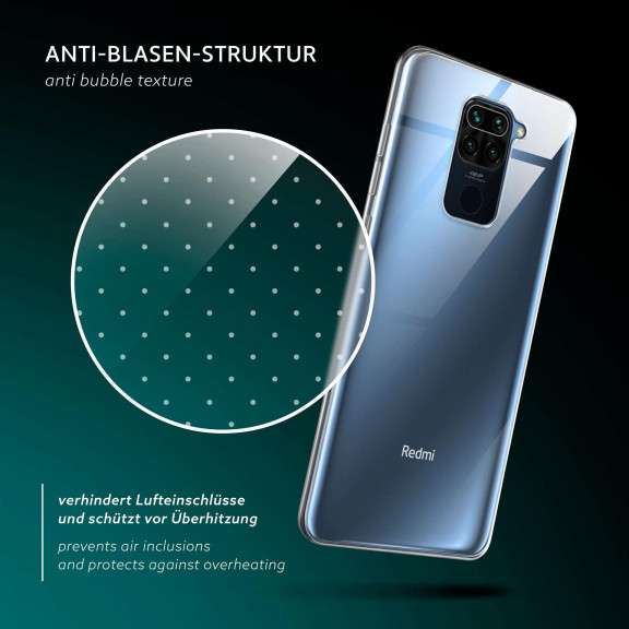 moex Aero Case Redmi Note 9 durchsichtig aus Silikon – Weiteres Produktbild 6