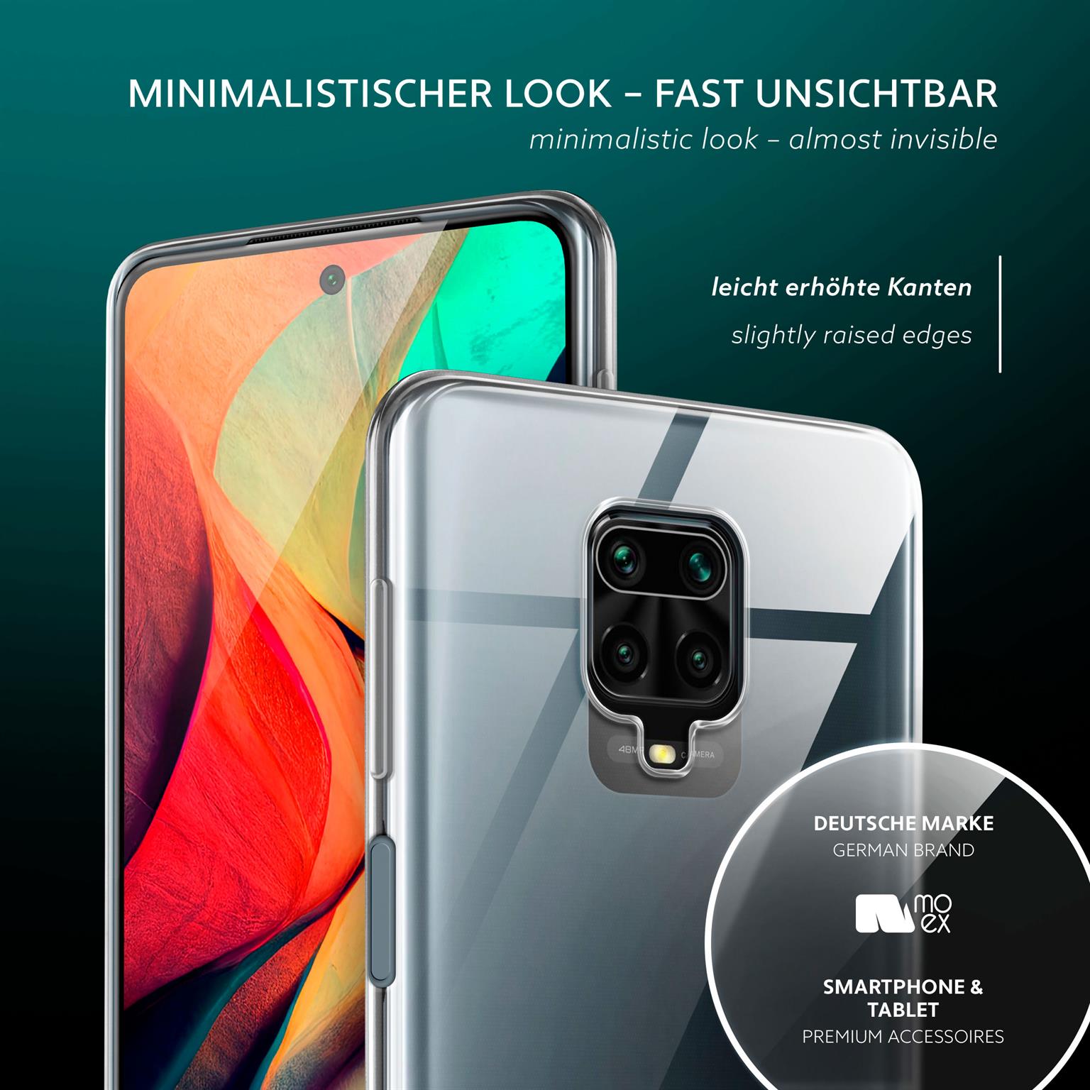 moex Aero Case Redmi Note 9S durchsichtig aus Silikon – Weiteres Produktbild 4
