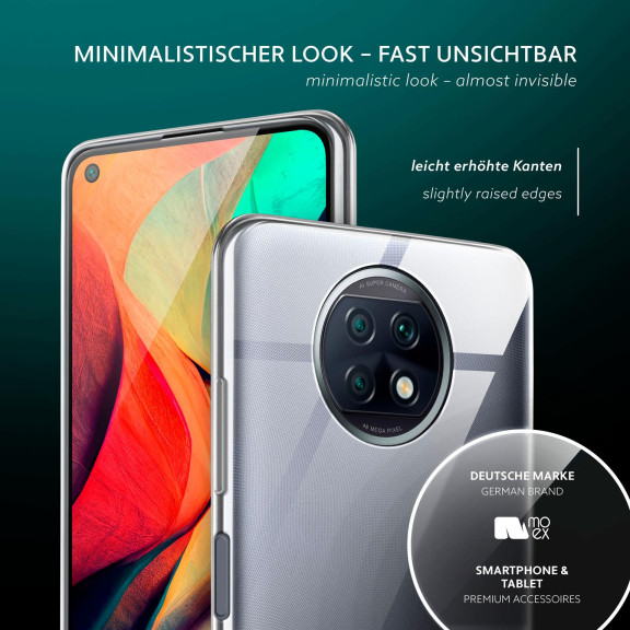 moex Aero Case Redmi Note 9T durchsichtig aus Silikon – Weiteres Produktbild 4