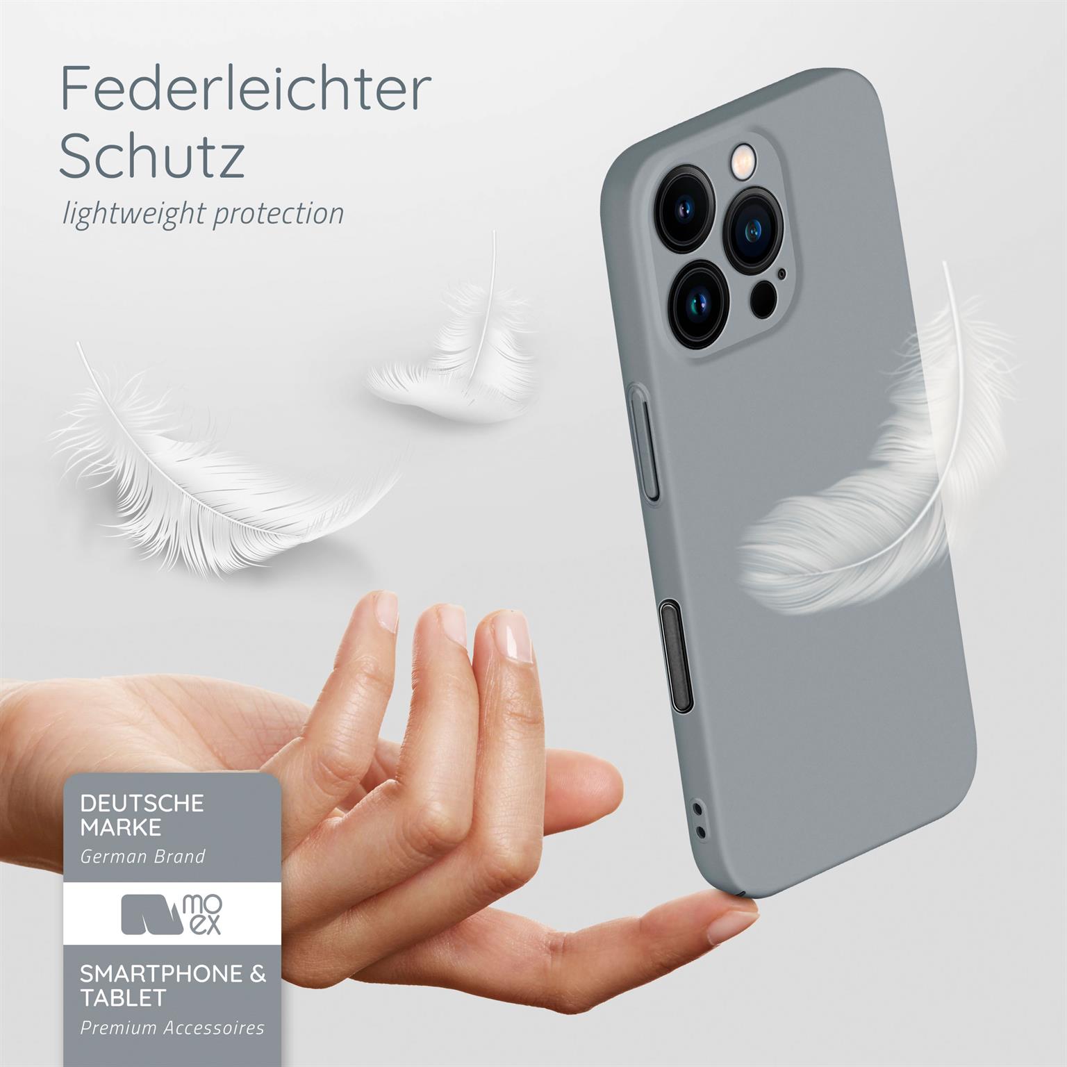 moex Alpha Case iPhone 16 Pro Hardcase ultra dünn – Weiteres Produktbild 3
