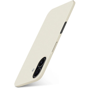 moex Alpha Case iPhone 17 Hardcase ultra dünn – Creme