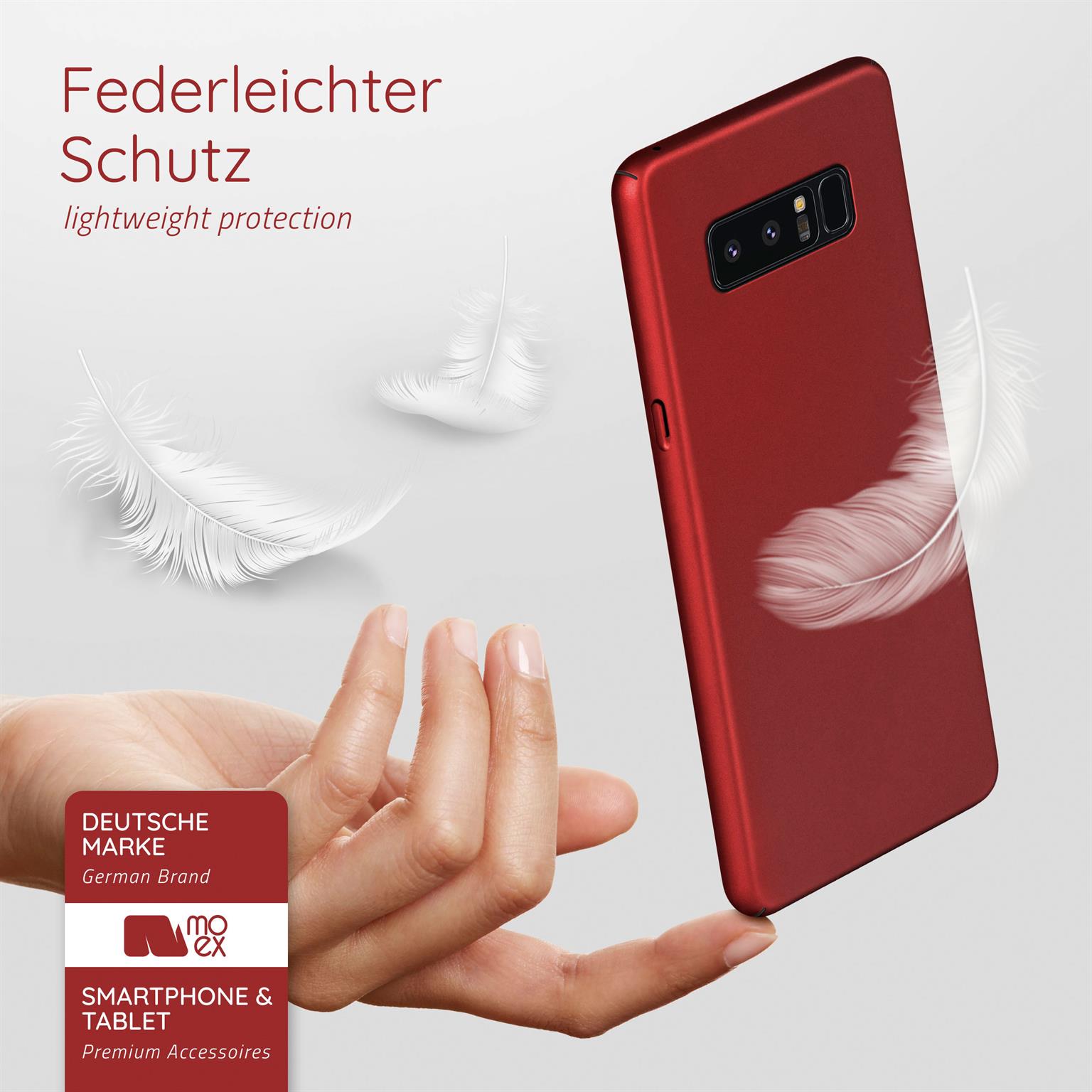 moex Alpha Case Samsung Galaxy Note 8 Hardcase ultra dünn – Weiteres Produktbild 2