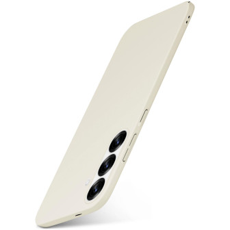 moex moex Alpha Case Samsung Galaxy S25 Hardcase ultra dünn – Creme