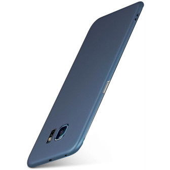 moex moex Alpha Case Samsung Galaxy S6 Edge Hardcase ultra dünn – Blau