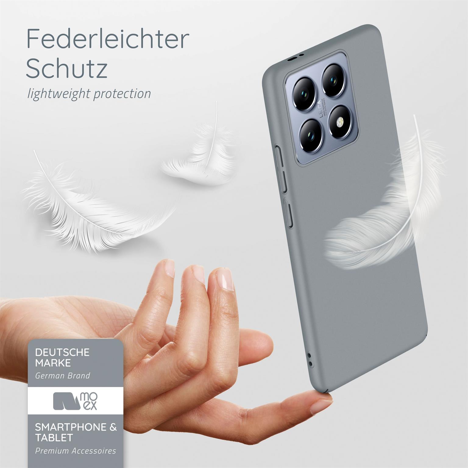moex Alpha Case Xiaomi 14T Pro Hardcase ultra dünn – Weiteres Produktbild 2