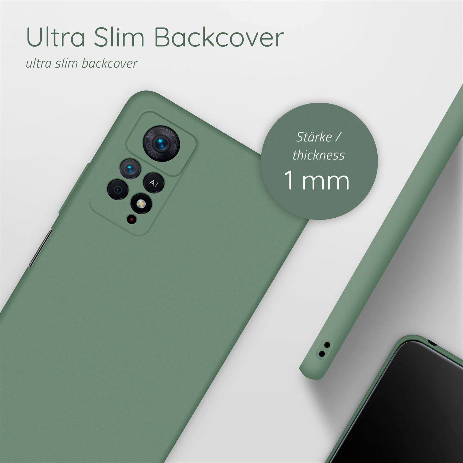 moex Alpha Case Redmi Note 11 Pro Hardcase ultra dünn – Weiteres Produktbild 3