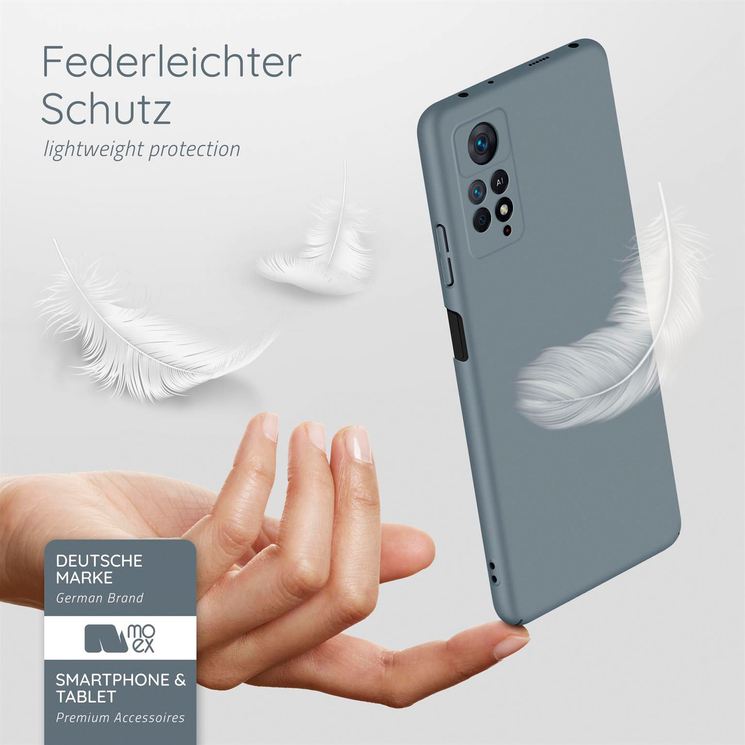 moex Alpha Case Redmi Note 11 Pro Hardcase ultra dünn – Weiteres Produktbild 2