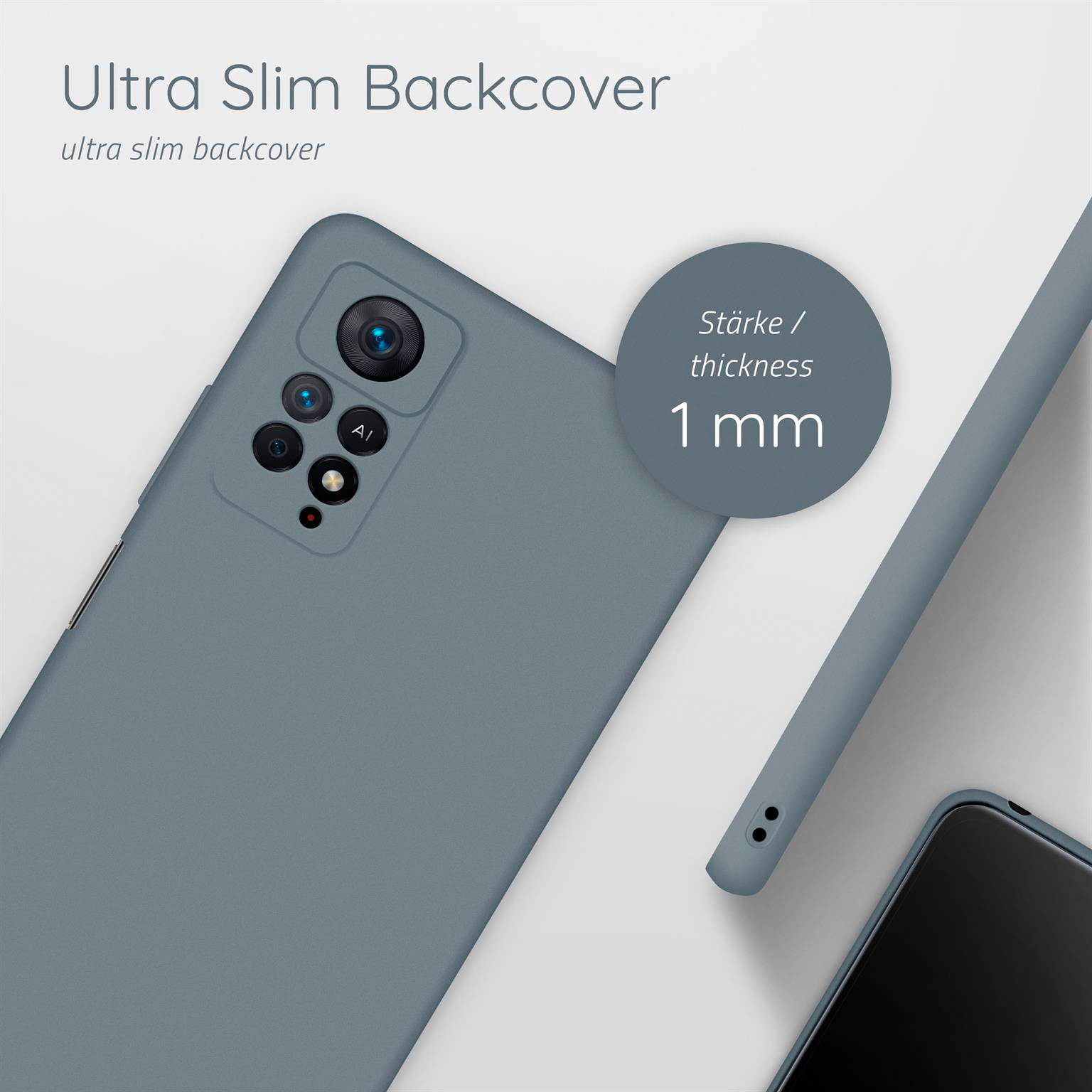 moex Alpha Case Redmi Note 11 Pro Hardcase ultra dünn – Weiteres Produktbild 3