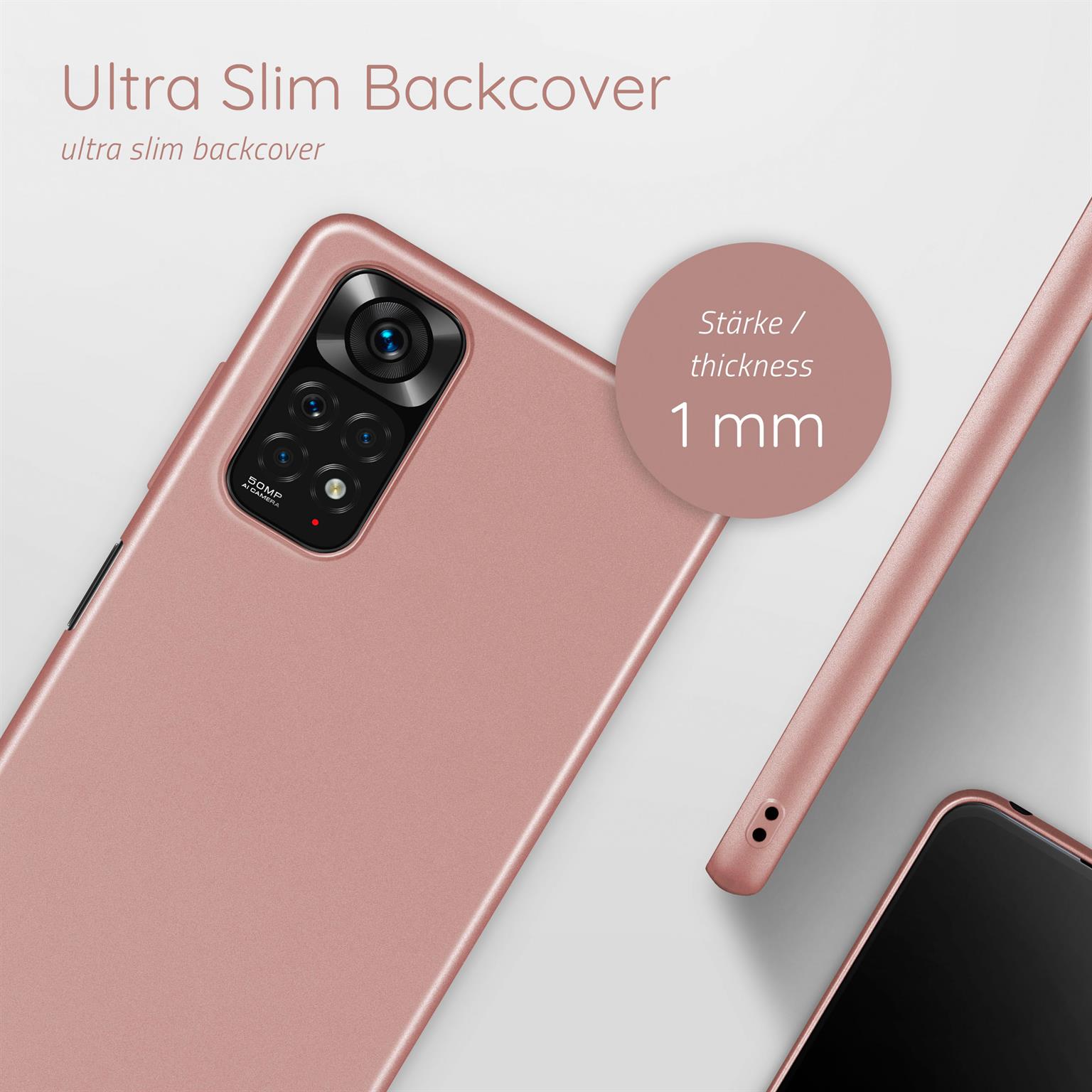 moex Alpha Case Redmi Note 11 Hardcase ultra dünn – Weiteres Produktbild 3