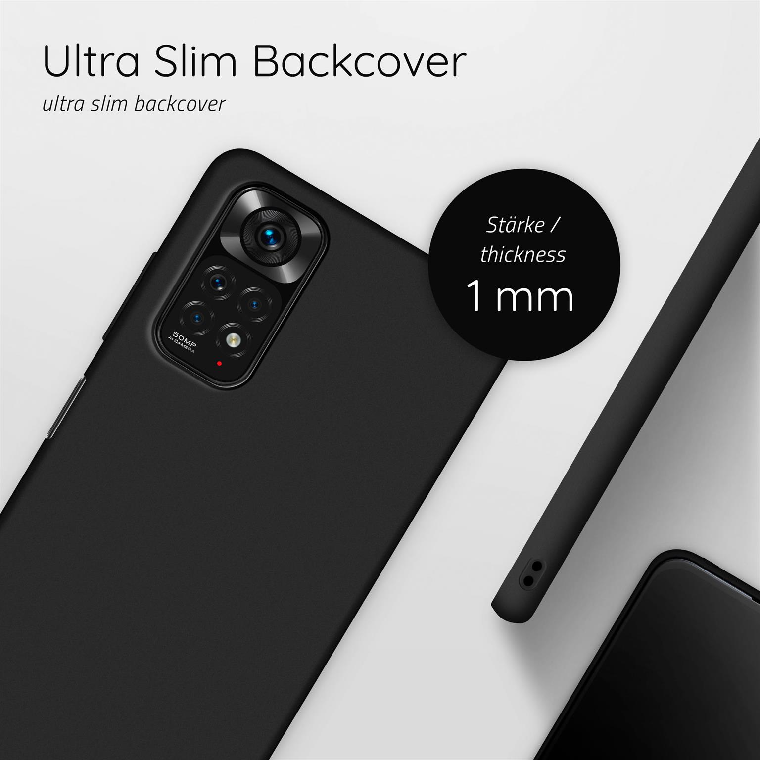 moex Alpha Case Redmi Note 11 Hardcase ultra dünn – Weiteres Produktbild 3