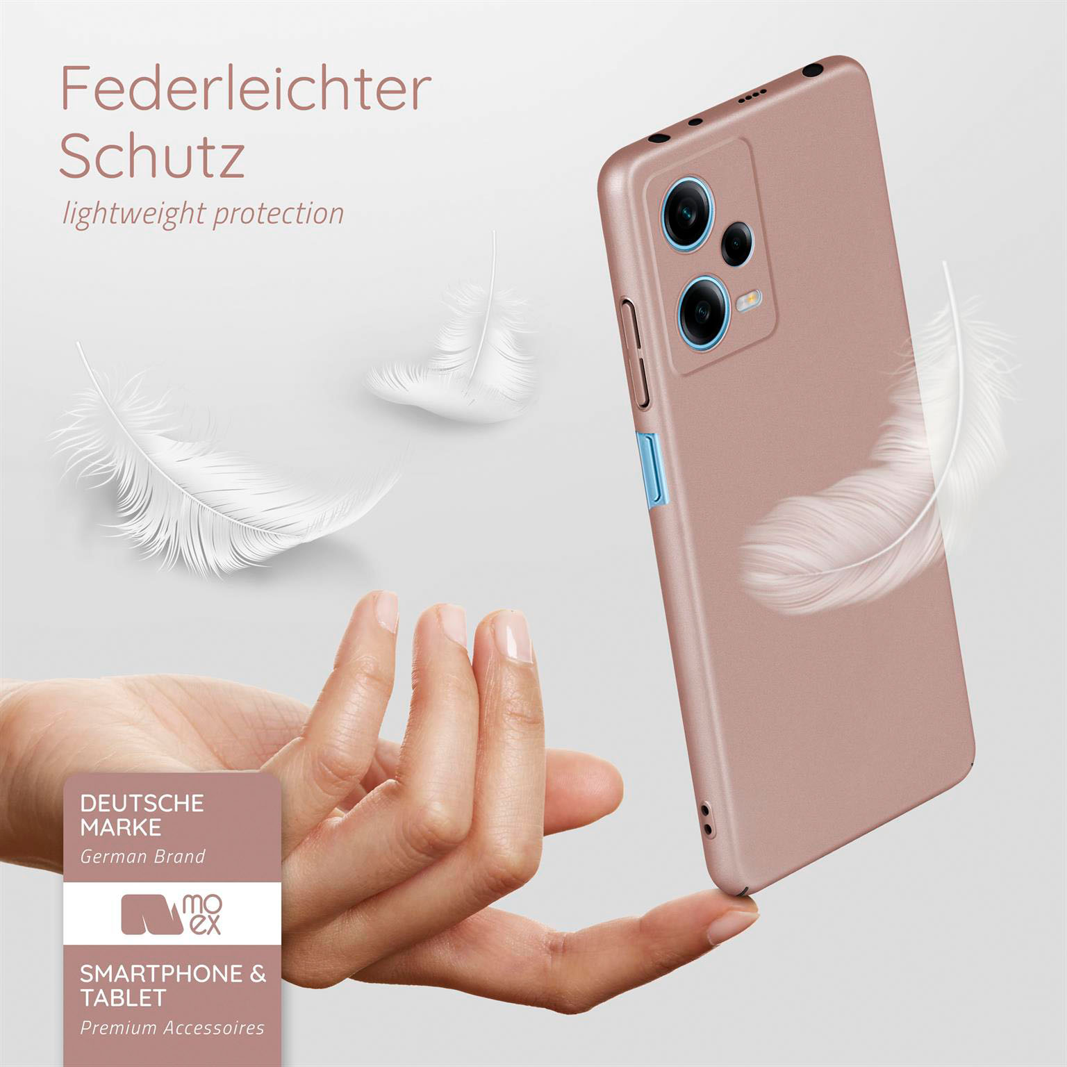 moex Alpha Case Redmi Note 12 Pro 5G Hardcase ultra dünn – Weiteres Produktbild 2