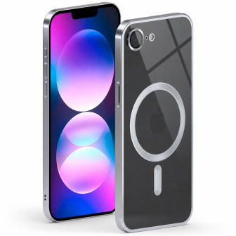 ONEFLOW Aura Case iPhone 17e mit MagSafe – Silver Smoke