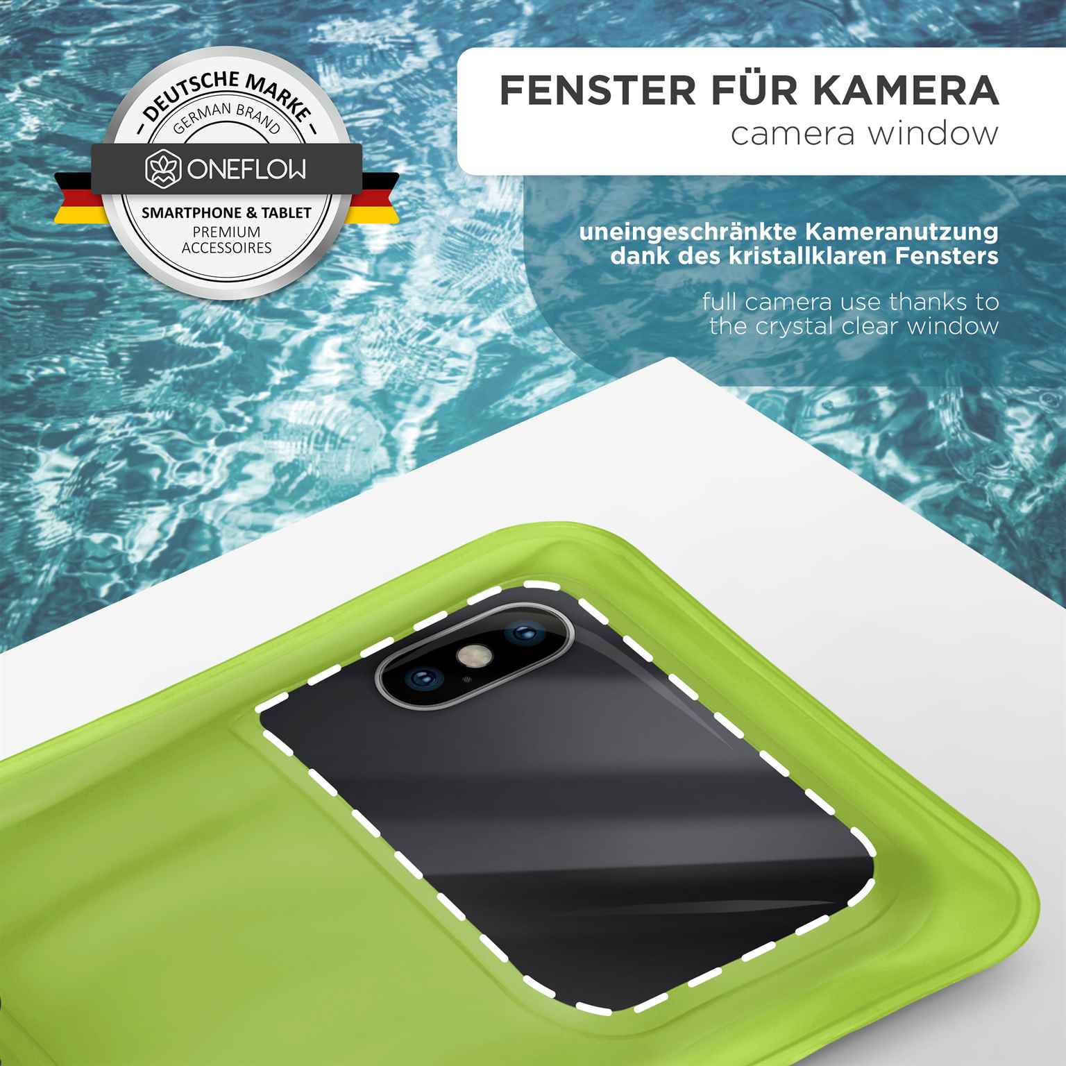 ONEFLOW Beach Bag iPhone 15 Plus wasserdichte Hülle – Weiteres Produktbild 5 ONEFLOW Beach Bag iPhone 15 Plus wasserdichte Hülle – Weiteres Produktbild 5