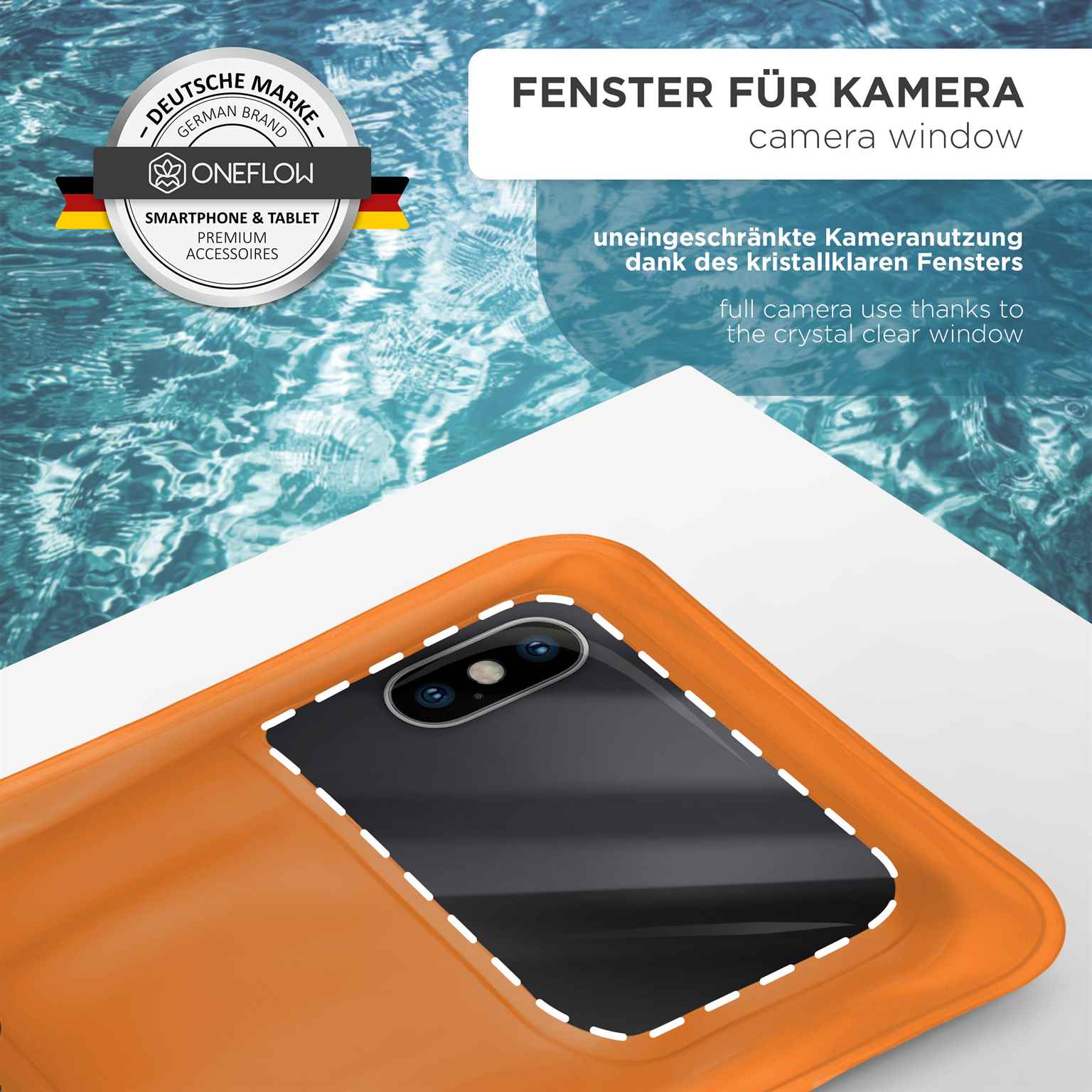 ONEFLOW Beach Bag iPhone 15 Plus wasserdichte Hülle – Weiteres Produktbild 4