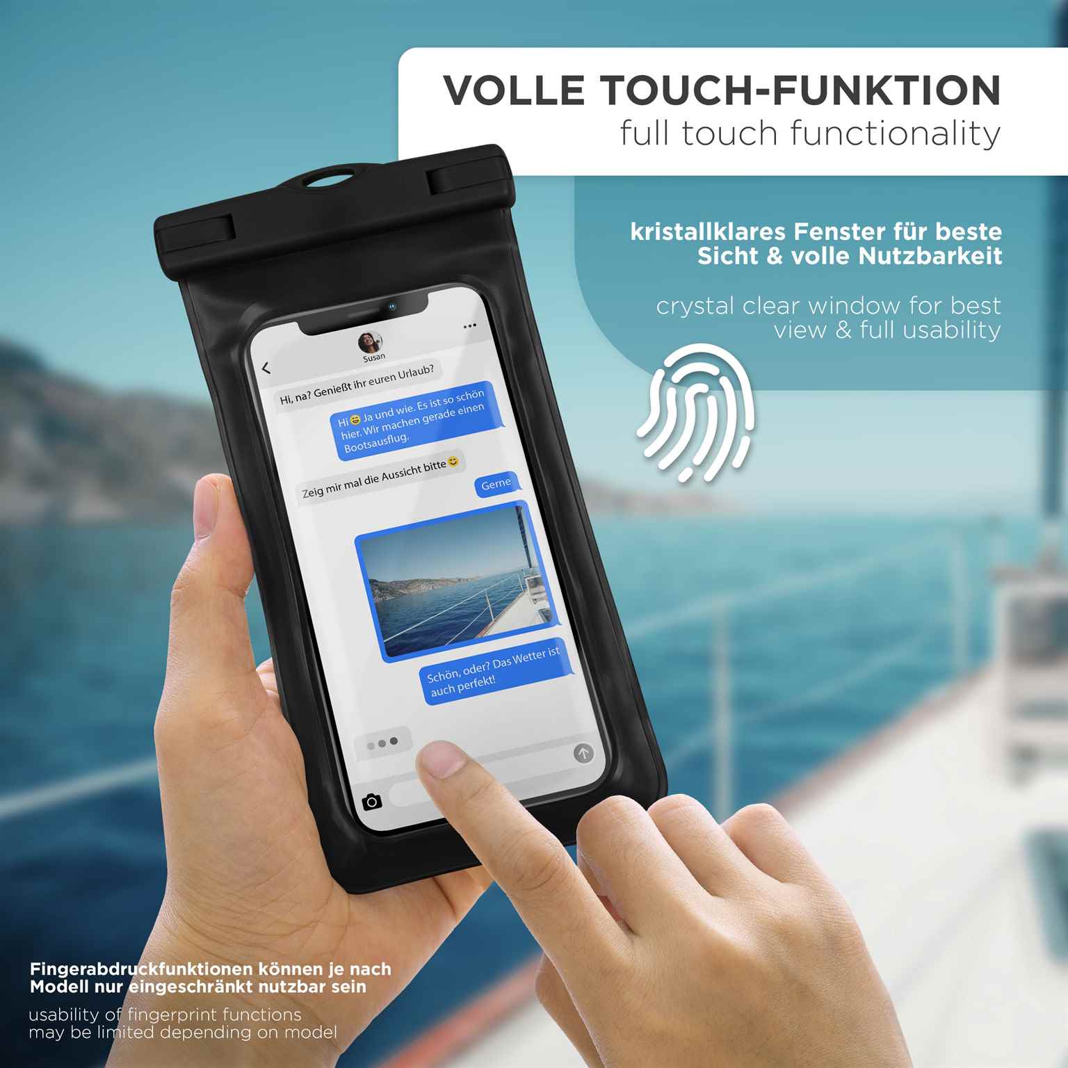 ONEFLOW Beach Bag iPhone 15 Plus wasserdichte Hülle – Weiteres Produktbild 3