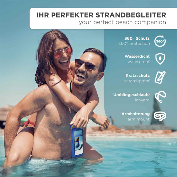 ONEFLOW Beach Bag iPhone 15 Pro wasserdichte Hülle – Weiteres Produktbild 2